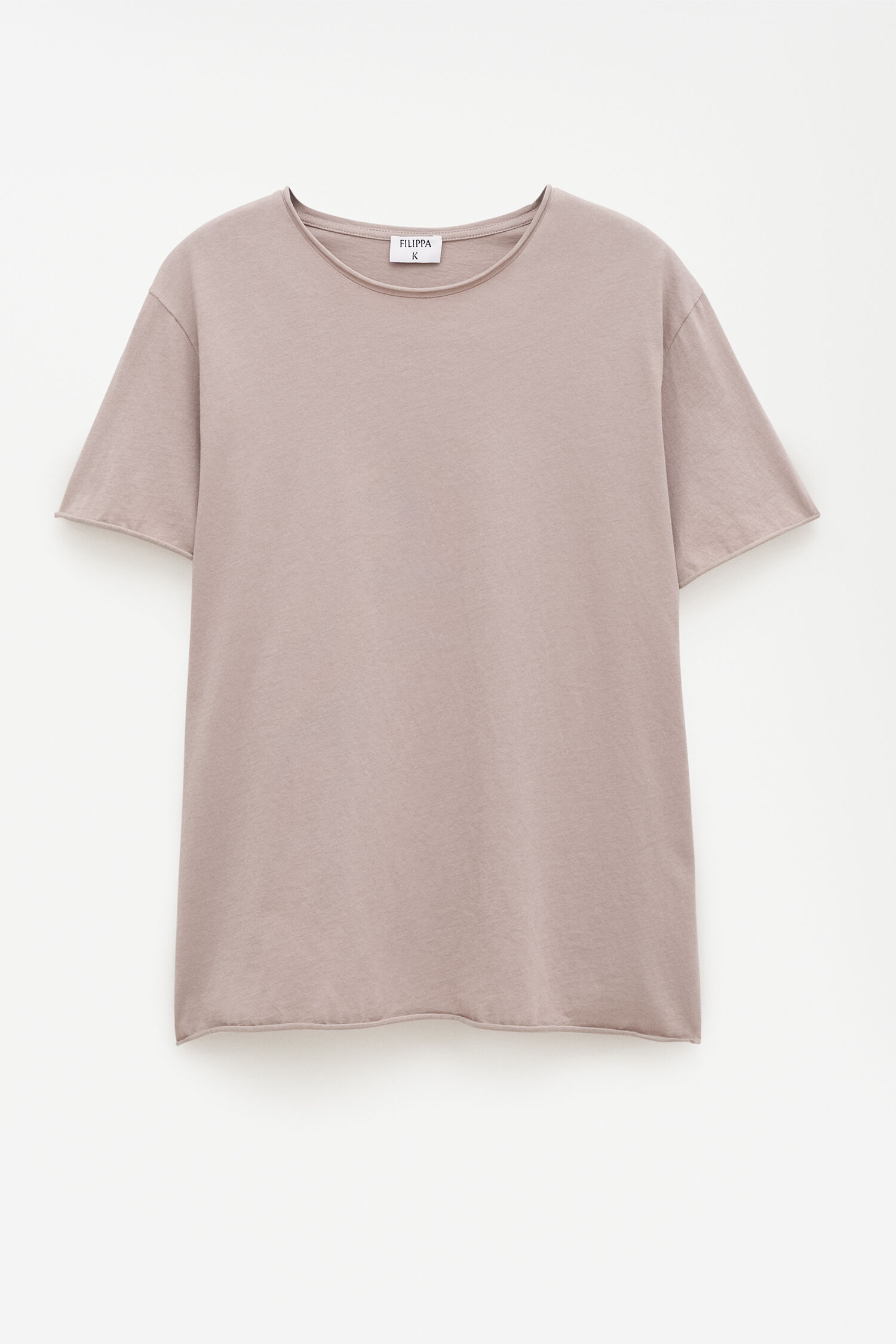 Roll Neck Tee Faded Khaki Filippa K